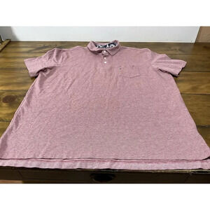 Taylor Vintage Shirt Mens 2XL Red Golf Polo Short Sleeve Casual Adult